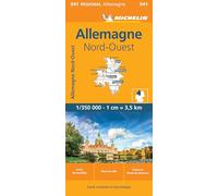 Carte Régionale Allemagne Nord-Ouest: 541