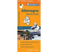 Carte Régionale Allemagne Nord-Ouest: Wegenkaart Schaal 1 : 350.000: 541