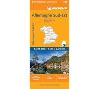 Carte Régionale Allemagne Sud-Est: Bavière: 546
