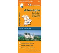 Carte Régionale Allemagne Sud-Est, Bavière: Wegenkaart Schaal 1 : 375.000: 546