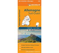 Carte Régionale Allemagne Sud-Ouest: Wegenkaart Schaal 1 : 300.000: 545