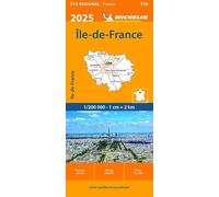 Carte Régionale Ile-de-France 2025: wegenkaart schaal 1:200.000