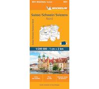 Carte Régionale Suisse / Schweiz / Svizzera: Nord: 551