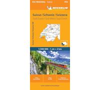 Carte Régionale Suisse / Schweiz / Svizzera: Sud-Ouest / Süd-West / Sud-Ovest: 552