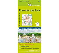 Carte Zoom Environs de Paris: Straßen- und Tourismuskarte 1:100.000: 106