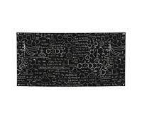 Cartel abstracto de ciencia química, ilustración 3D, pancarta de fiesta, tema de cumpleaños, Año Nuevo, Navidad, fiesta, telón de fondo.