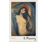 Cartel abstracto de Edvard Munch Pintura en lienzo《Madonna》De Edvard Munch Arte de Pared Colecciona Impresiones de personas desnudas para regalos de decoración del hogar 40x60cm sin enmarcar