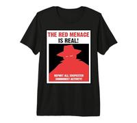 Cartel anticomunista de la Amenaza roja Camiseta Premium
