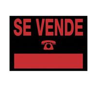 Cartel anuncio pvc 35x25 se vende