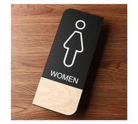 Cartel Aseos Letreros De Baño For Centro Comercial, Recordatorio Oficina, Placa Puerta, Recordatorios Cálidos, Indicadora, Pegatina Y Pared para Puerta(8)