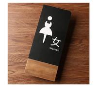 Cartel Aseos Letreros De Baño For Centro Comercial, Recordatorio Oficina, Placa Puerta, Recordatorios Cálidos, Indicadora, Pegatina Y Pared para Puerta(5)