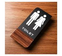 Cartel Aseos Letreros De Baño For Centro Comercial, Recordatorio Oficina, Placa Puerta, Recordatorios Cálidos, Indicadora, Pegatina Y Pared para Puerta(A)