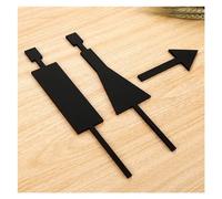 Cartel Aseos Señales De Baño For Hombres Y Mujeres, Señalización Wc, Centro Comercial, Edificios Oficinas, Placas Puerta, Placa Indicadora Recordatorio, Señal Orientación para Puerta(4)