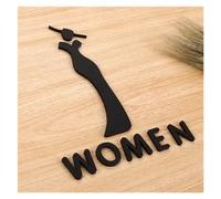 Cartel Aseos Señales De Baño For Hombres Y Mujeres, Señalización Wc, Centro Comercial, Edificios Oficinas, Placas Puerta, Placa Indicadora Recordatorio, Señal Orientación para Puerta(D)