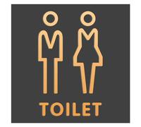 Cartel Aseos Señales De Baño For Hombres Y Mujeres, Señalización Wc, Centro Comercial, Edificios Oficinas, Placas Puerta, Placa Indicadora Recordatorio, Señal Orientación para Puerta(5)