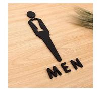 Cartel Aseos Señales De Baño For Hombres Y Mujeres, Señalización Wc, Centro Comercial, Edificios Oficinas, Placas Puerta, Placa Indicadora Recordatorio, Señal Orientación para Puerta(C)