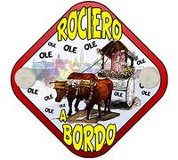 Cartel bebé a bordo Rociero a bordo Olé Olé