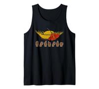 Cartel Boricua de Flor Maga Vibrante de Jibaro Pava puertorriqueña Camiseta sin Mangas