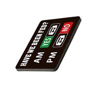 Cartel De Alimentación Para Perros - Imanes Deslizantes Para Indicar Comidas De Cachorro | Rastreador de Señal de Perro Alimentado | para la Gestión de la Salud en Cocina, Apartamento, Sala de Estar y