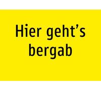 Cartel de aluminio A2: 594 x 420 mm, sin gráfico, texto en alemán