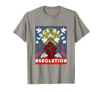 CARTEL DE ARTE GRÁFICO PAZ DESPUÉS DE LA REVOLUCIÓN STREETWEAR Camiseta