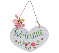 Cartel de Bienvenida para Casa de Campo Colgadores de Puerta de Madera Rústica Decoración Del Porche Delantero Letrero Colgante para Interiores Y Exteriores