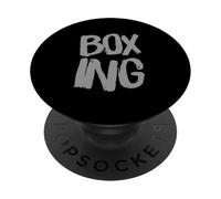 Cartel de Boxeo con Palabras de Boxeo geniales de Boxers con una Sola Palabra, Logotipos de Boxeo geniales PopSockets PopGrip Adhesivo