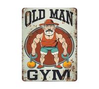 Cartel De Chapa Gym Gym Sport Old Man Gym Gym Inspirational Quotes Gym Motivation Motivational Vintage Fitness Letrero De Estaño Novedad Pared Muestra Vintage Carteles De Pared De Metal S