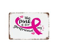 Cartel De Chapa The Pink Is Letrero De Metal Nostalgic Metal Sign Retro Placa Metalica para Taberna Cocina Restaurante 20X30Cm