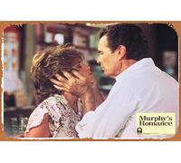 Cartel de estaño retro de MURPHY'S ROMANCE, tarjeta original del vestíbulo de 7 Sally Field James Garner Classic Movie TV, póster decorativo para pared, arte de pared, bar, bar, bar, cafetería, pared
