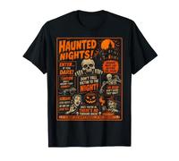 Cartel de Halloween Vintage Horrorfest Fiesta Halloween Camiseta