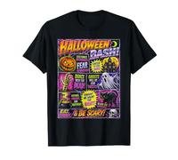 Cartel de Halloween Vintage Horrorfest Fiesta Halloween Camiseta