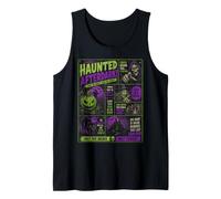 Cartel de Halloween Vintage Horrorfest Fiesta Halloween Camiseta sin Mangas
