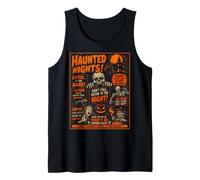 Cartel de Halloween Vintage Horrorfest Fiesta Halloween Camiseta sin Mangas
