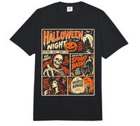 Cartel de Halloween Vintage Horrorfest Fiesta Halloween Comfort Colors Adult Heavyweight T-Shirt
