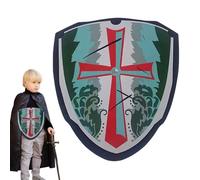 Cartel de Juguete de Espuma, Escudo de Espuma, Armas Medievales de tapicería para niños, Varios Accesorios de Juego de rol para Disfraz de Combate Medieval para de cumpleaños