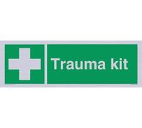 Cartel de kit de trauma - 450 x 150 mm - L41