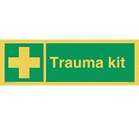 Cartel de kit de trauma - 450 x 150 mm - L41