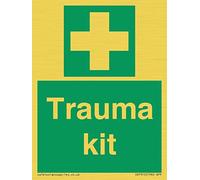 Cartel de kit de trauma - 75 x 100 mm - A7P