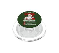 Cartel de la campaña Vote Santa Demócrata Liberal Progresista Izquierda PopSockets PopGrip para MagSafe