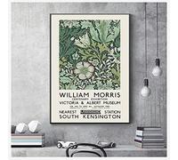 Cartel de la exposición del museo London Underground Art Nouveau Painting Wall Decor William Morris Canvas Print The Victoria and Albert 50x70cm Sin marco