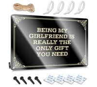 Cartel de lata a prueba de óxido y decoración de California, lata vintage - Being My Girlfriend Is Really The Only Gift You Need For Racing Room Decor For | Cuadros decorativos de hierro para