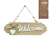 Cartel de madera de bienvenida para el hogar, casa de granja de madera, decoración de pared, diseño de cartas de casa, cartel de bienvenida para puerta ovalada, decoración de vacaciones toda la