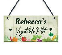 Cartel de madera Huerto personalizado para caseta de huerto o jardín Decoracion hogar