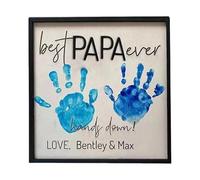 Cartel de madera para el Día del Padre, diseño exclusivo para padres y hijos, grabado a mano, regalo personal para papá