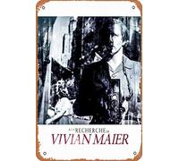 Cartel de metal "Buscando a Vivian Maier", póster de lata de 30,5 x 20,3