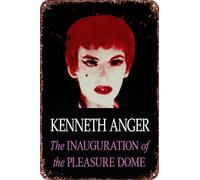 Cartel de metal con diseño de cúpula de la película The Inauguration of the Pleasure Dome para decoración de sala de estar, cafetería, letrero decorativo para pared, 12 x 8 pulgadas