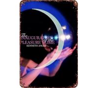 Cartel de metal con diseño de cúpula de la película The Inauguration of the Pleasure Dome para decoración de sala de estar, cafetería, letrero decorativo para pared, 12 x 8 pulgadas