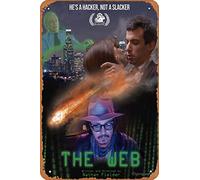 Cartel de metal con impresión fotográfica de Nathan for you The Web de 8 x 12 pulgadas