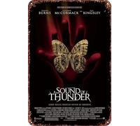 Cartel de metal con texto en inglés "A Sound of Thunder Movie" para decoración de sala de estar, cafetería, letrero decorativo para pared, 30,5 x 20,3 cm